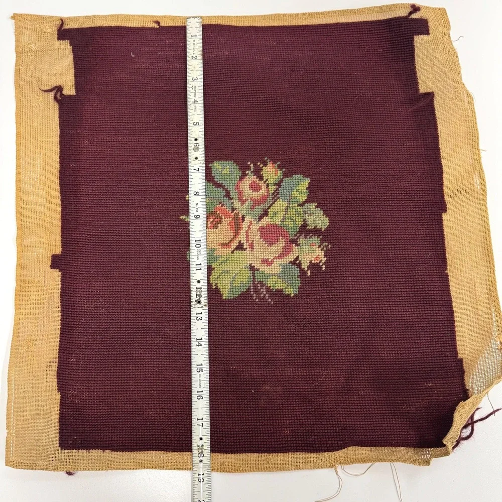 Vintage needlepoint tapestry-